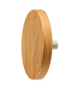 Wandhaken mit Eichenknopf groß (8 Stk.)