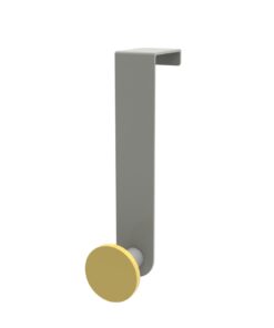 Türhaken mit Metallknopf klein (16 Stk.)