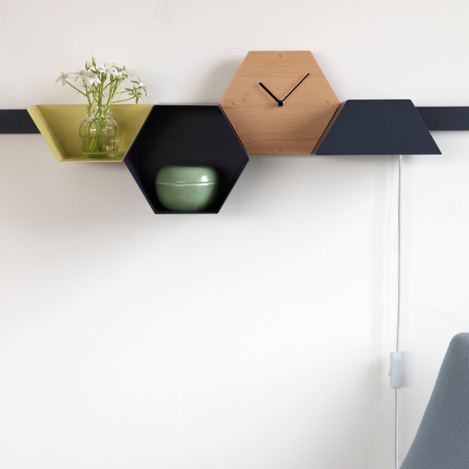 HEXAGON Schienenregalsystem deluxe (0 Stk.) – Bild 9