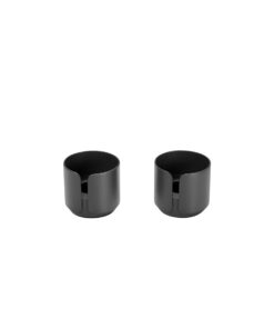 BIG HUG Tealight holder & Egg Cup - Black (16 pcs.)